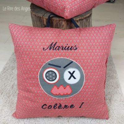 coussin colere emotion enfant