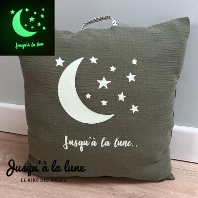 Coussin phosphorescent pour chambre d'enfant