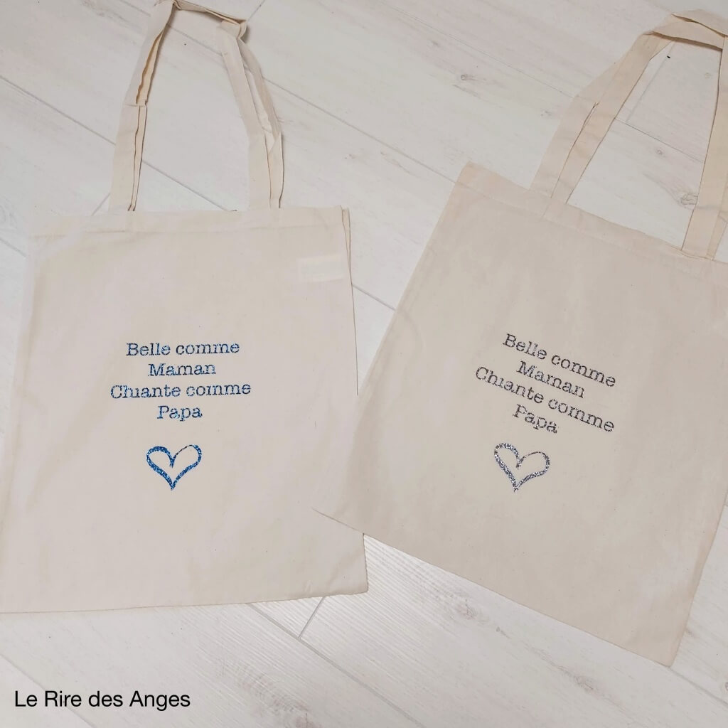 belle comme maman tote bag