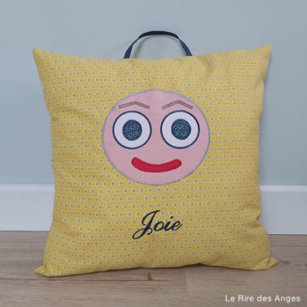 coussin emotion joie