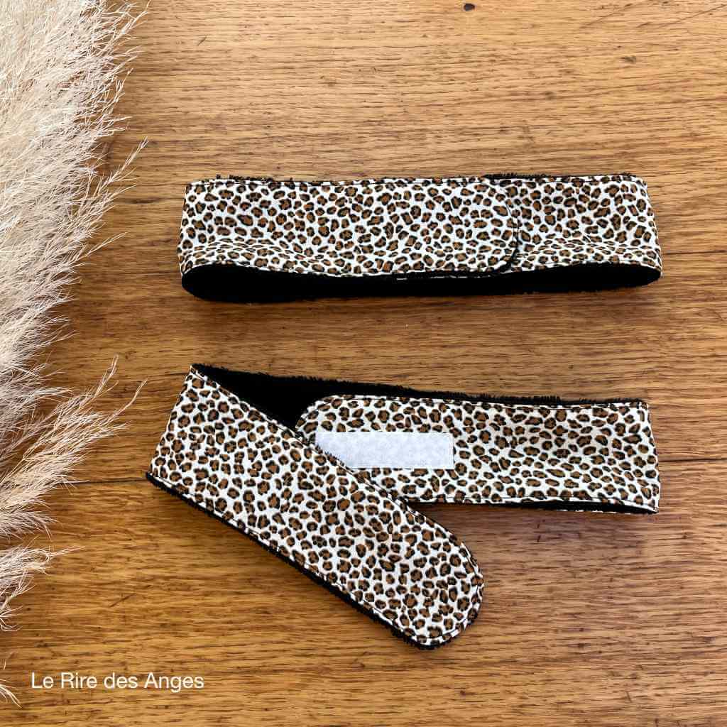 bandeau maquillage leopard