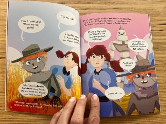 lire en anglais 6 ème avec le magicien d'Oz