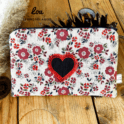 Pochette en gaze de coton – Accessoire fait main 24x16 cm