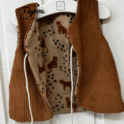gilet de berger artisanal cousu main